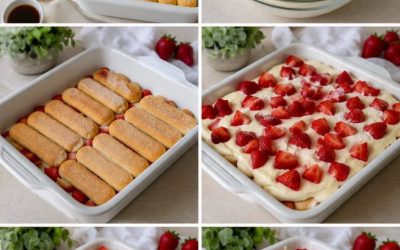 Tiramisu aux Fraises : Le Dessert Frais et Gourmand de l’Été
