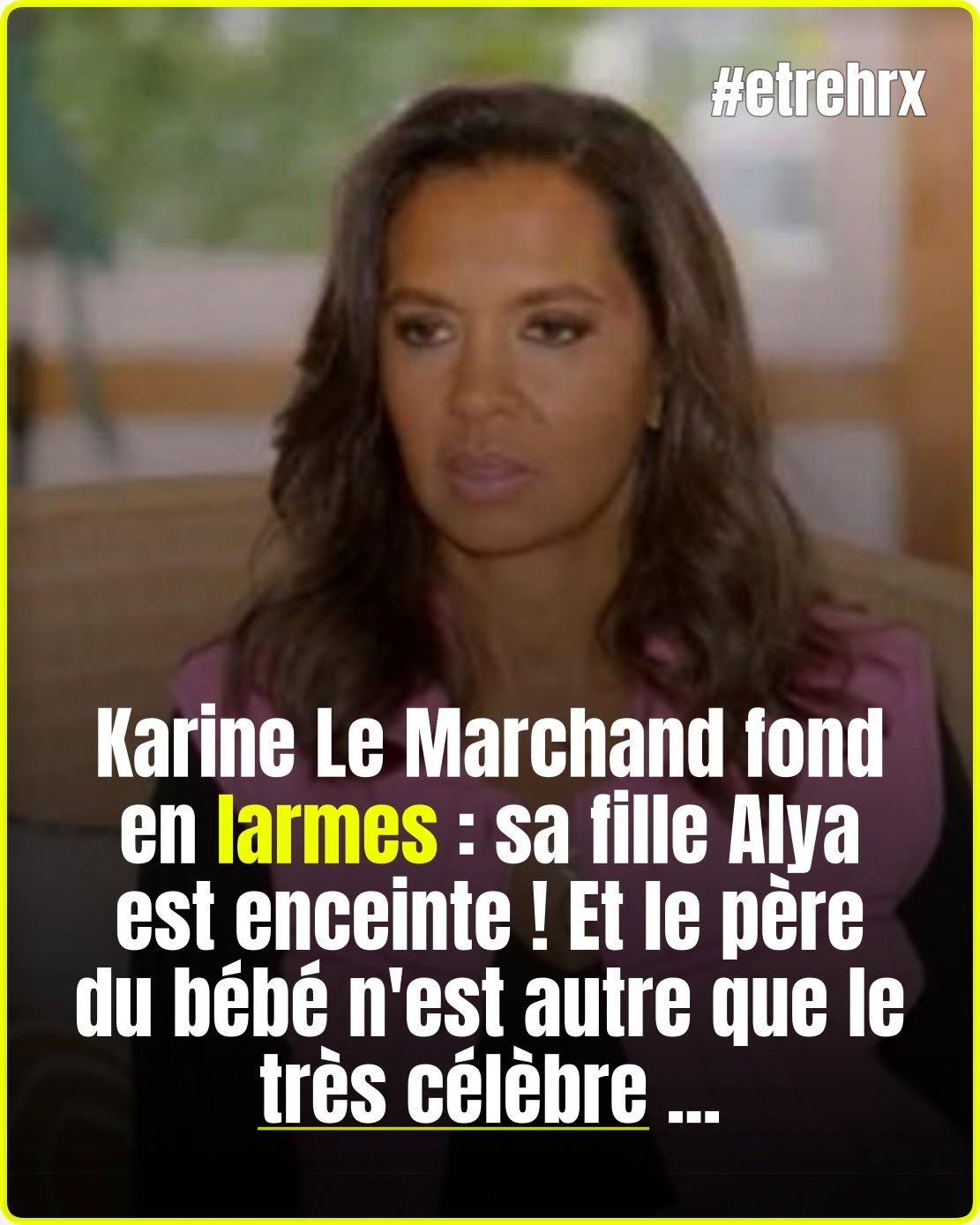 ⬅️ Karine Le Marchand poste une rare photo avec sa fille Alya pour une occasion très spéciale 👇👇