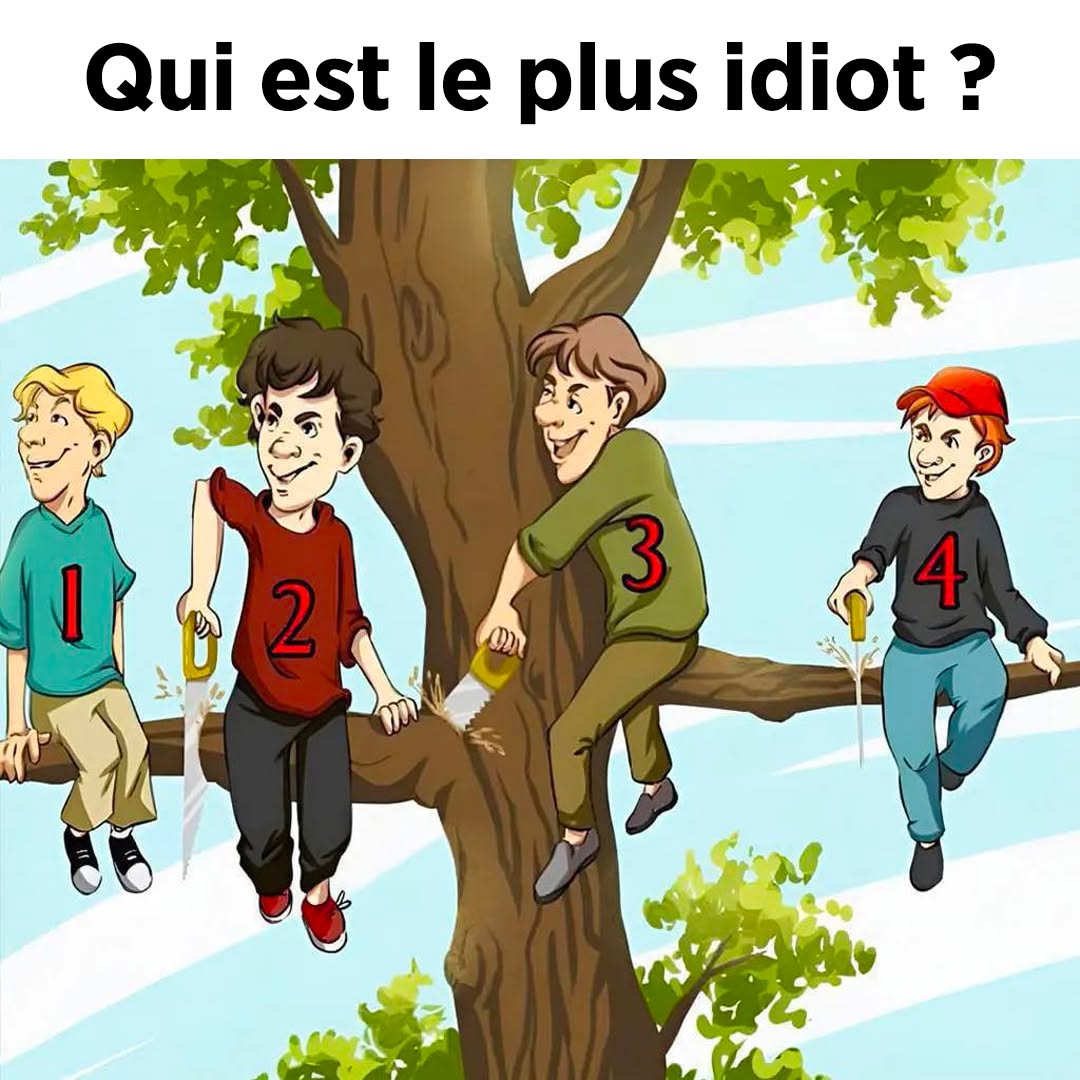 Presque personne ne peut donner la bonne réponse. Consultez le premier commentaire.