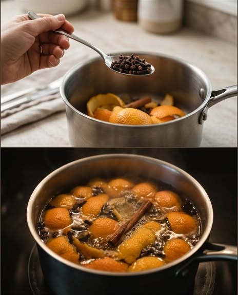 Je le prépare toujours à peu près à la même heure que ma grand-mère me l'a appris. C'est pour ça que je fais bouillir des écorces d'orange avec des clous de girofle. 👉 Je vais tout expliquer dans le premier commentaire.