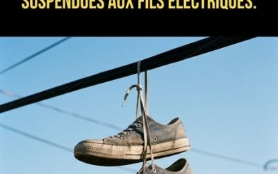 Pourquoi y a-t-il des chaussures suspendues aux lignes électriques ?