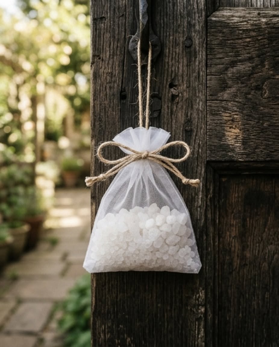 Pourquoi de plus en plus de gens accrochent-ils un sac de gros sel à leur porte d’entrée ? De plus en plus de foyers le font ! 👉 Ce n’est ni de la mode ni de la décoration.