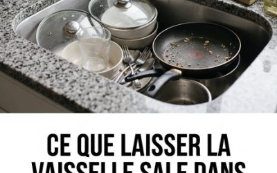 Vous laissez souvent de la vaisselle sale dans l’évier ? C’est plus qu’une simple habitude ; voici ce que cela signifie réellement, selon les psychologue. ⬇