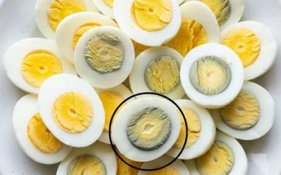Si vos œufs présentent un anneau vert autour du jaune, cela signifie que… Voir plus