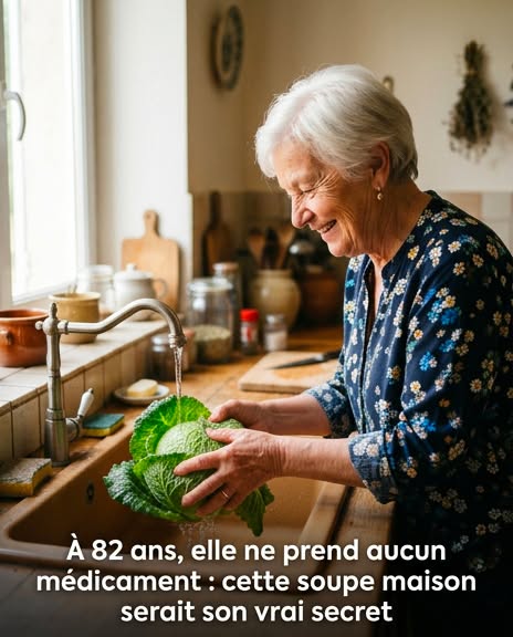 À 82 ans, elle n’utilise aucun médicament : son véritable secret serait une simple soupe