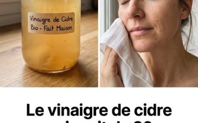 Le vinaigre de cidre peut vous faire paraître 20 ans plus jeune, mais seulement si vous l’utilisez de cette façon
