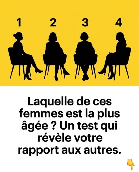 Laquelle de ces femmes est la plus âgée ? Un test qui révèle comment vous traitez les autres.