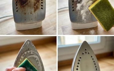 L’astuce géniale pour enlever les taches brunes de votre fer à repasser et lui redonner un aspect neuf