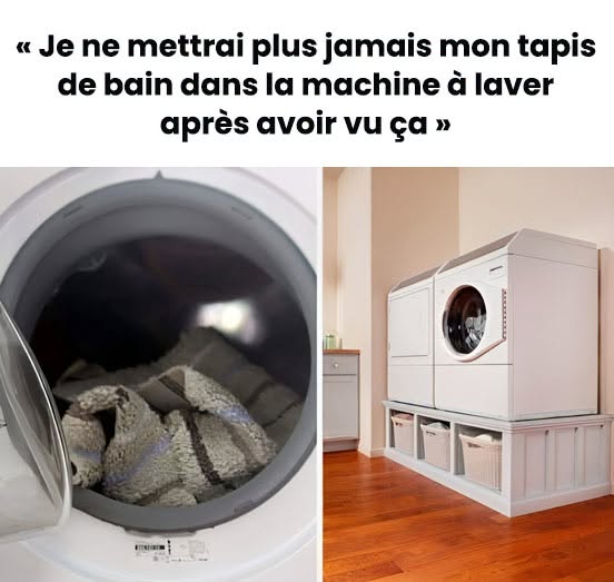 Évitez de laver votre tapis de bain en machine