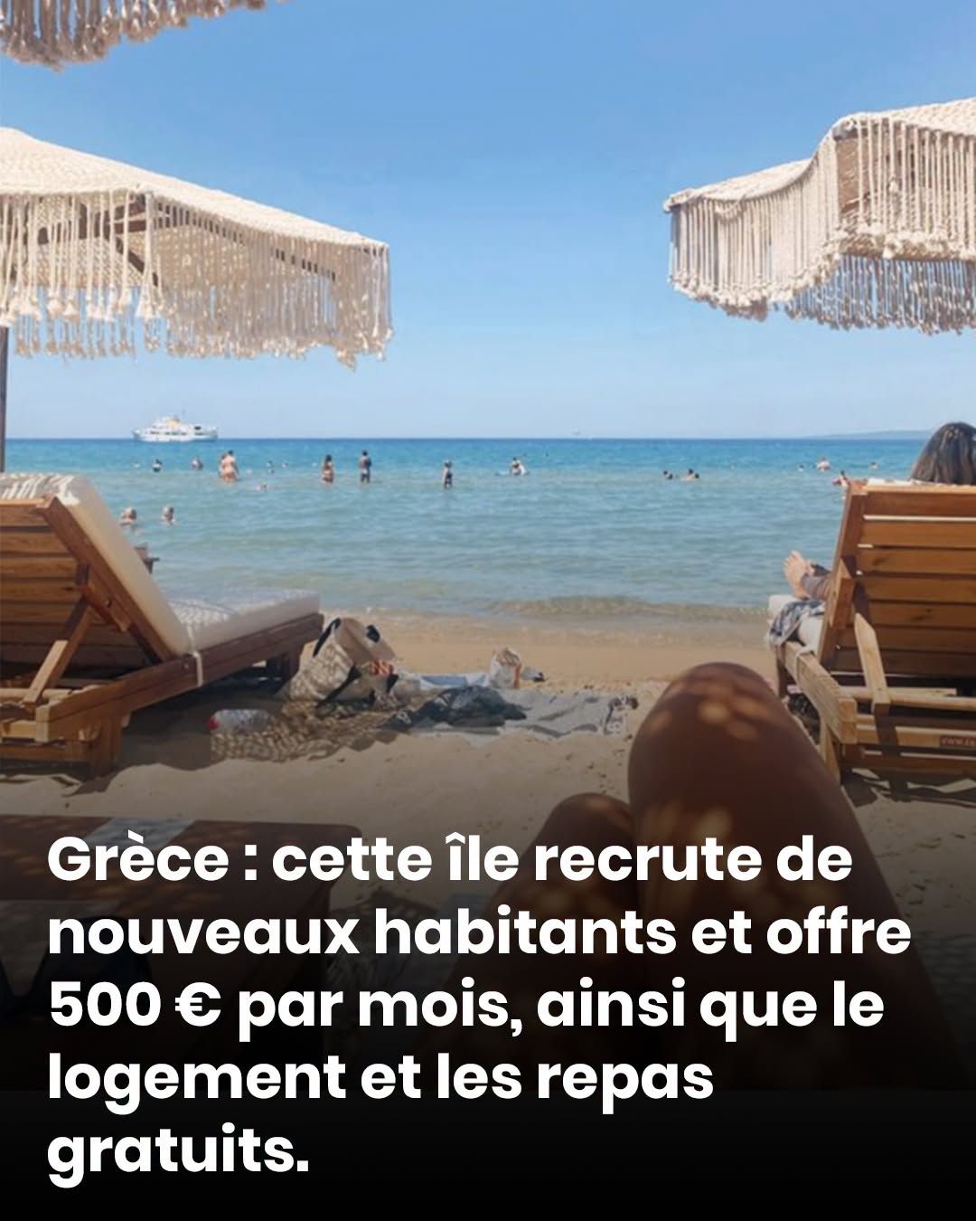 Une île grecque propose 500 € par mois, avec logement et repas inclus. Lire la suite.
