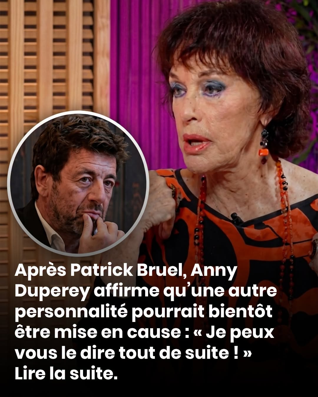 Anny Duperey laisse entendre que de nouvelles révélations pourraient bientôt éclater.