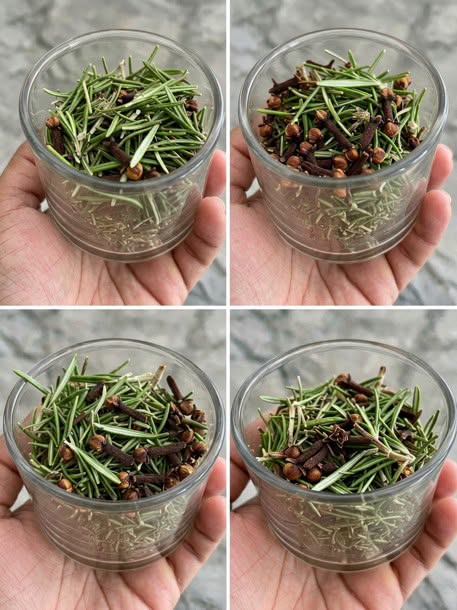 Associez le romarin aux clous de girofle et découvrez une astuce méconnue 🌿👇