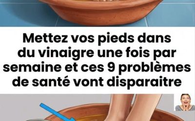 Cette simple habitude hebdomadaire au vinaigre pourrait améliorer le confort de vos pieds
