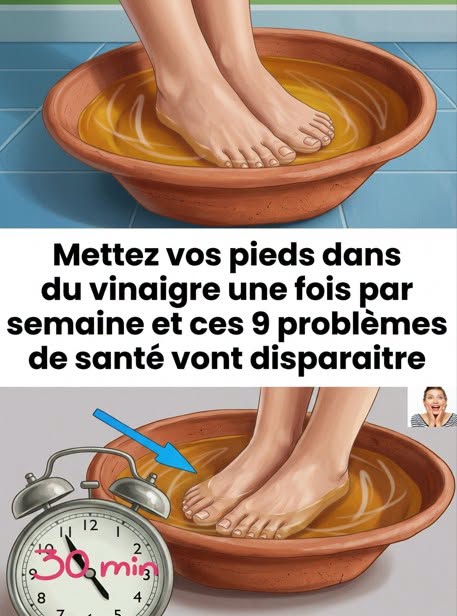Cette simple habitude hebdomadaire au vinaigre pourrait améliorer le confort de vos pieds