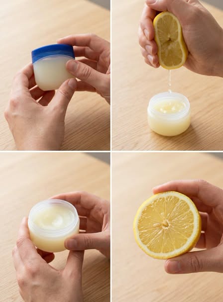 Mélangez de la vaseline avec du citron ! J’aurais aimé connaître cette astuce plus tôt...