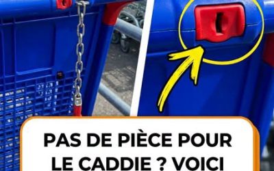 Découvrez l’astuce ingénieuse pour déverrouiller un chariot sans utiliser de pièce… Voir plus