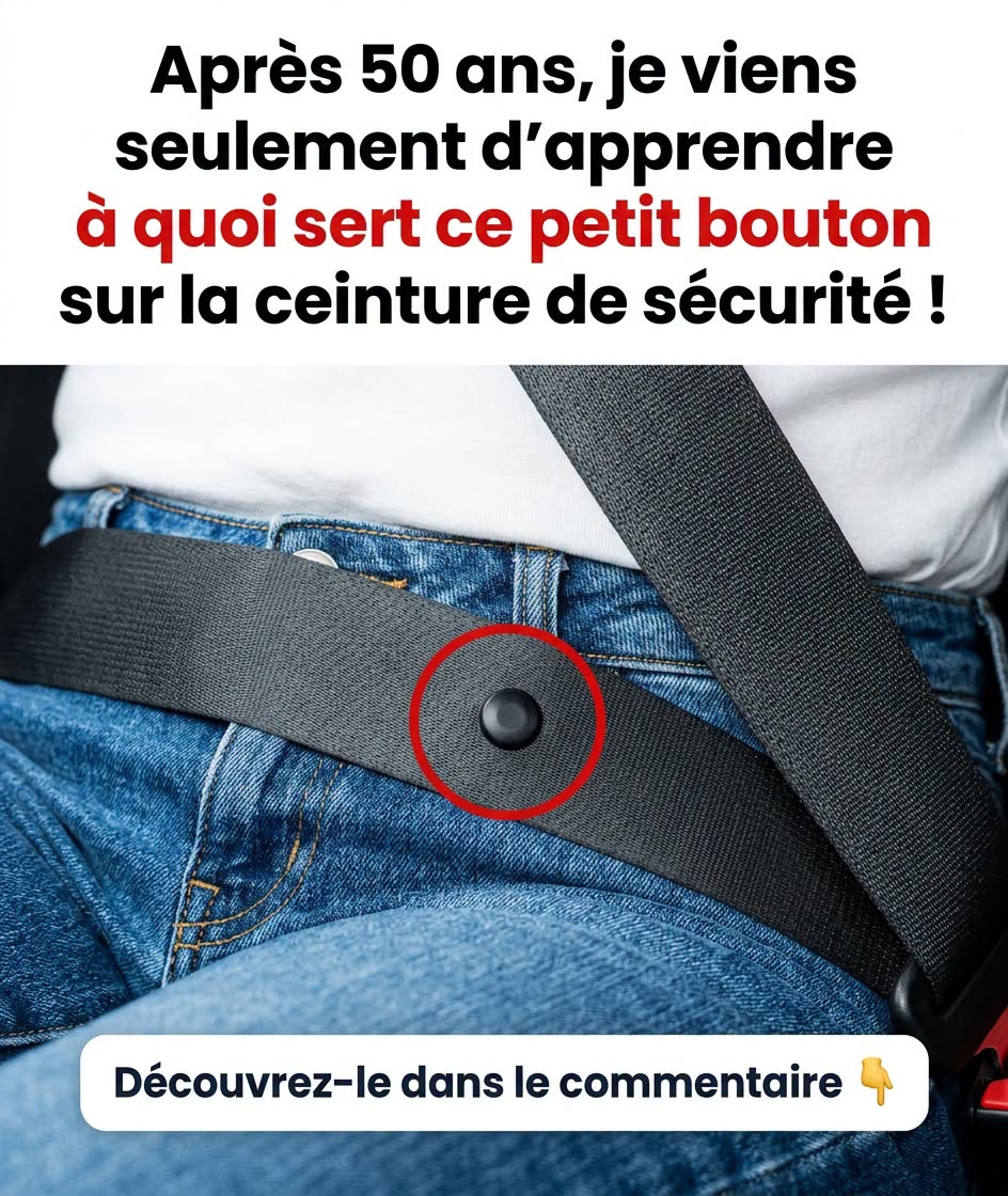 Presque personne ne connaît la véritable utilité du petit bouton situé sur la ceinture de sécurité… 👀👇