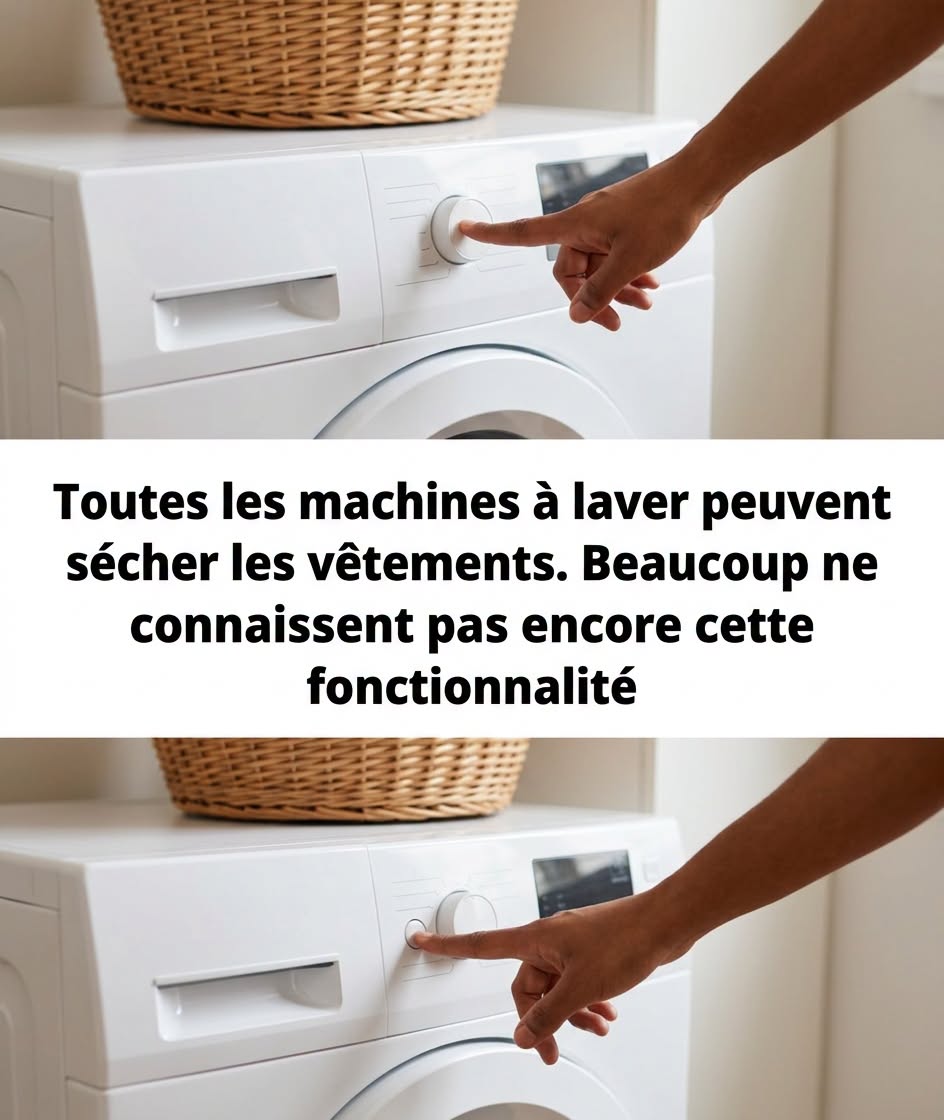 Certaines machines à laver peuvent aussi aider à sécher les vêtements. Beaucoup de personnes ignorent encore cette fonctionnalité.
