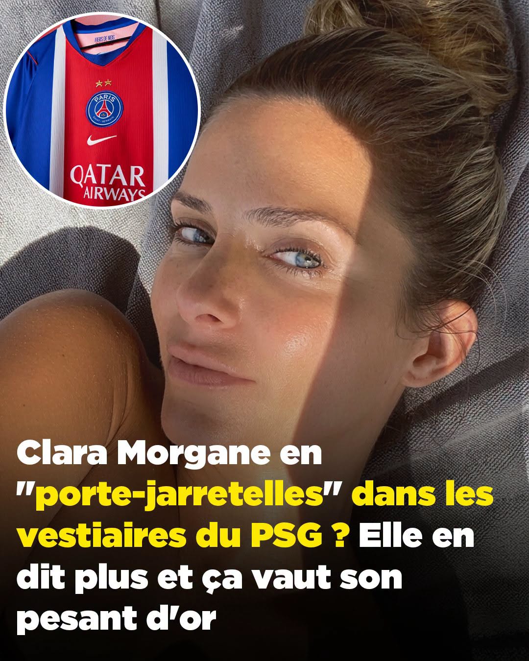 Clara Morgane revient sur la polémique autour du PSG-OM et met les choses au clair.