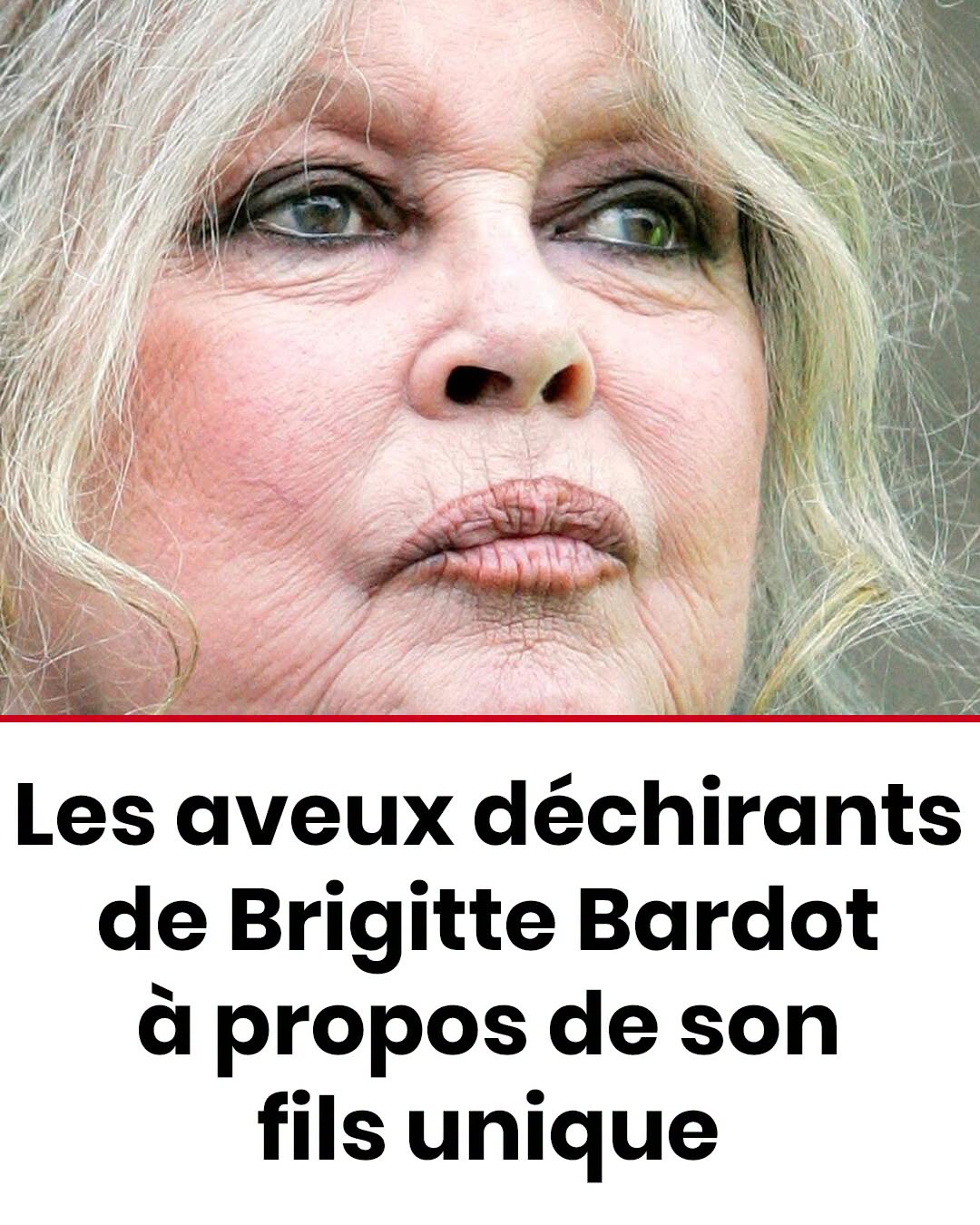 Les aveux déchirants de Brigitte Bardot à propos de son fils unique