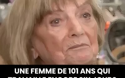 Voici Ann, une femme de 101 ans qui travaille encore six jours par semaine.  Après avoir quitté l’école, elle a commencé à travailler pour aider à gérer l’entreprise familiale. Aujourd’hui, des décennies plus tard, elle ne montre aucun signe de ralentissement. Voici les quatre principales choses qu’elle fait chaque jour.