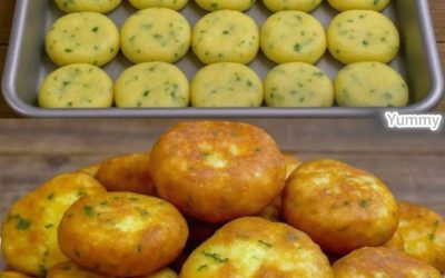 Galettes de pommes de terre croustillantes à la crème d'aneth