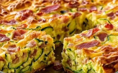 œuf de courgette doré