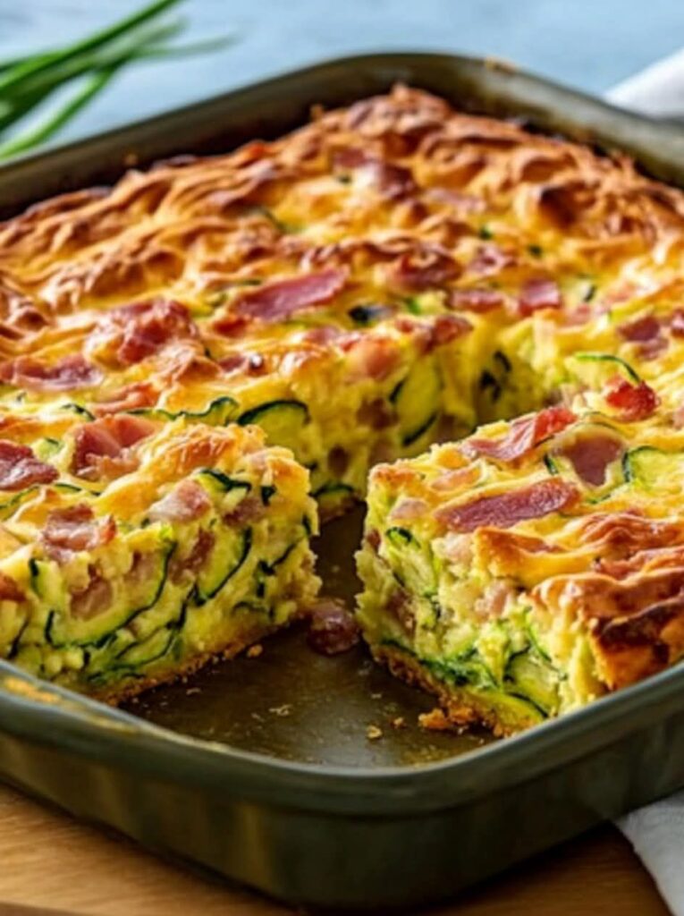 œuf de courgette doré