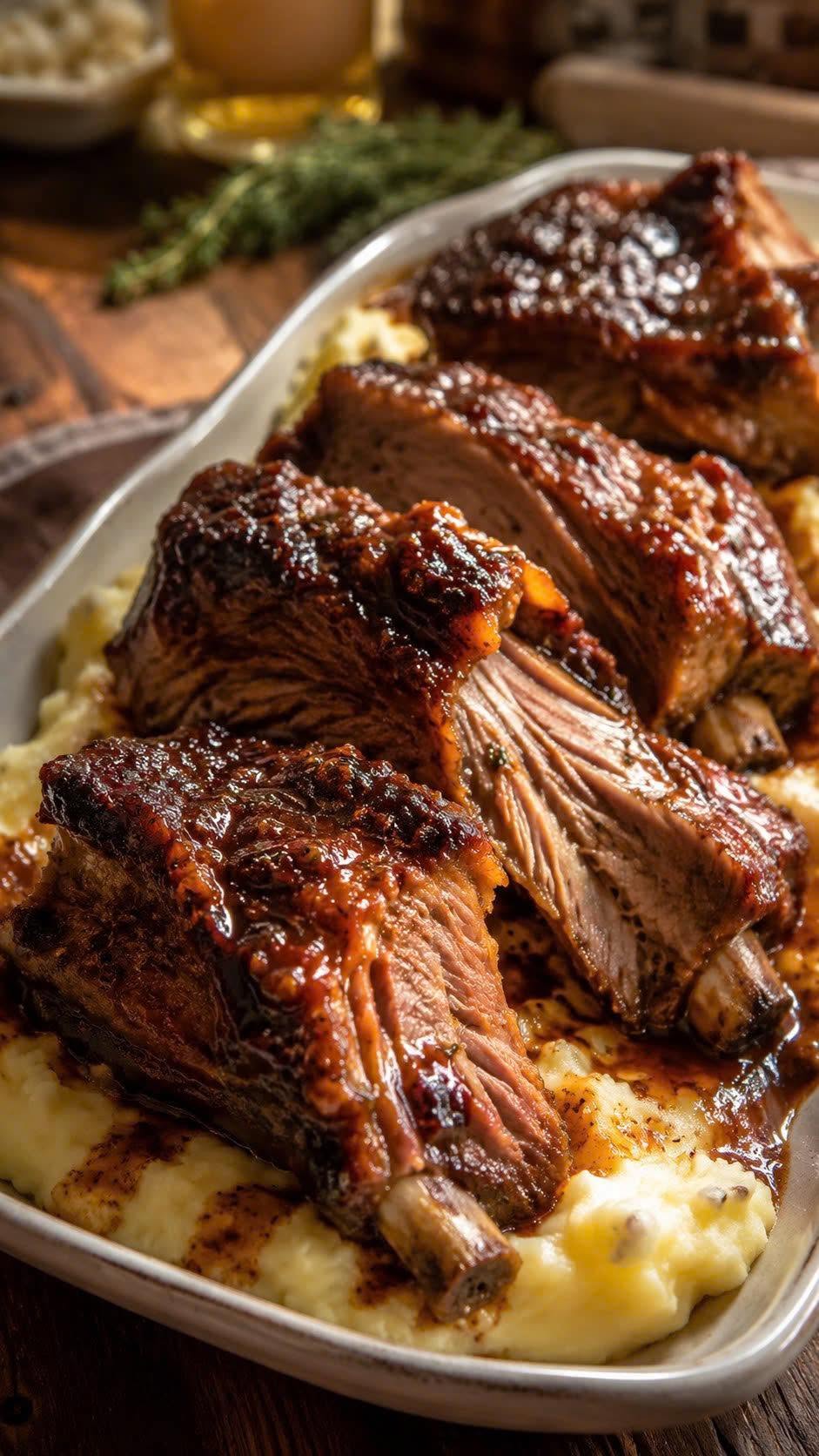 🍖🍺 Costillas al Horno en Salsa de Cerveza : Tiernas, Jugosas et Llenas de Sabor