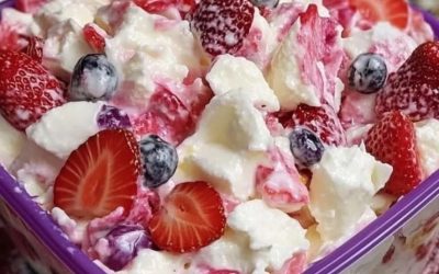 Salade de fraises légère