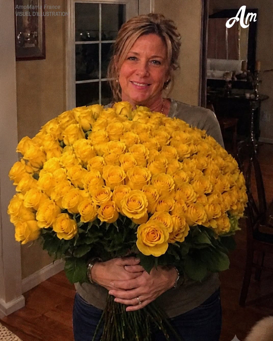 Je pensais que mon mari m'avait envoyé 100 roses jaunes pendant son absence… jusqu'à ce que je les compte et que j'appelle la police.  Le colis est arrivé peu après midi.  Un immense bouquet de CENT roses jaunes trônait sur le perron de ma maison.  Il n’y avait pas de mot. … En voir plus