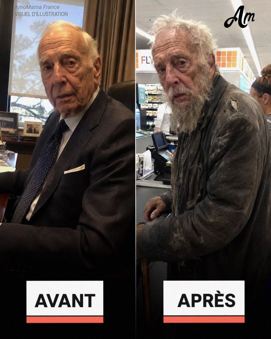 Je me suis fait passer pour un sans-abri et je suis entré dans un magasin pour retrouver mon héritier — ce qui s’est passé là-bas m’a presque mis à genoux.  J’ai 79 ans. J’ai créé la plus grande chaîne de magasins de produits à prix abordables du Texas dans les années 1970. Nous nous sommes ensuite développés dans cinq autres États.  J’avais plus d’argent qu’aucun homme ne devrait en avoir, et j’étais complètement seul. Ma femme, Anna, est morte dans un accident de voiture en… En voir plus