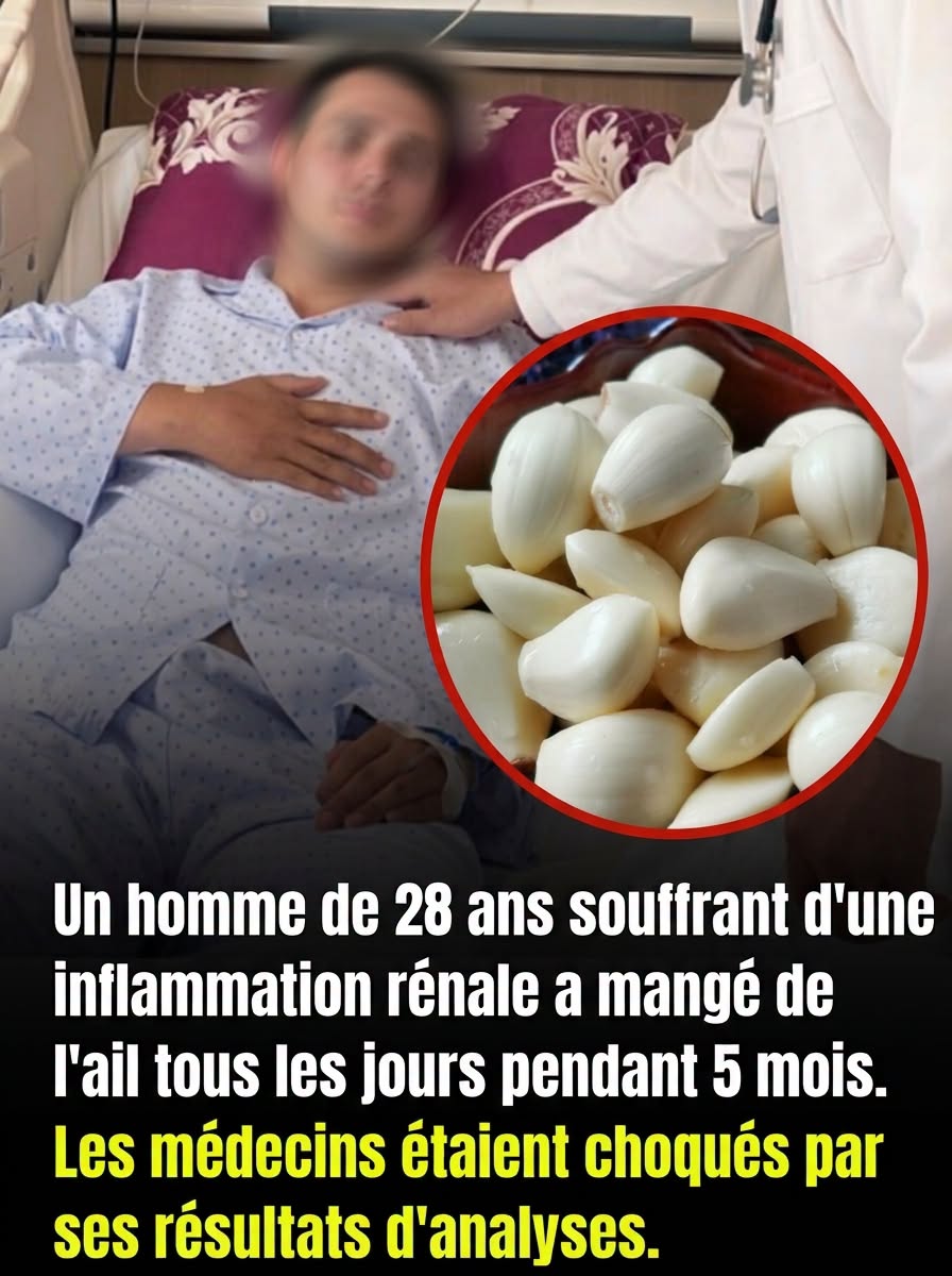 Il a mangé de l'ail chaque jour pendant 5 mois — ce qui est arrivé à ses reins a stupéfié les médecins 😳