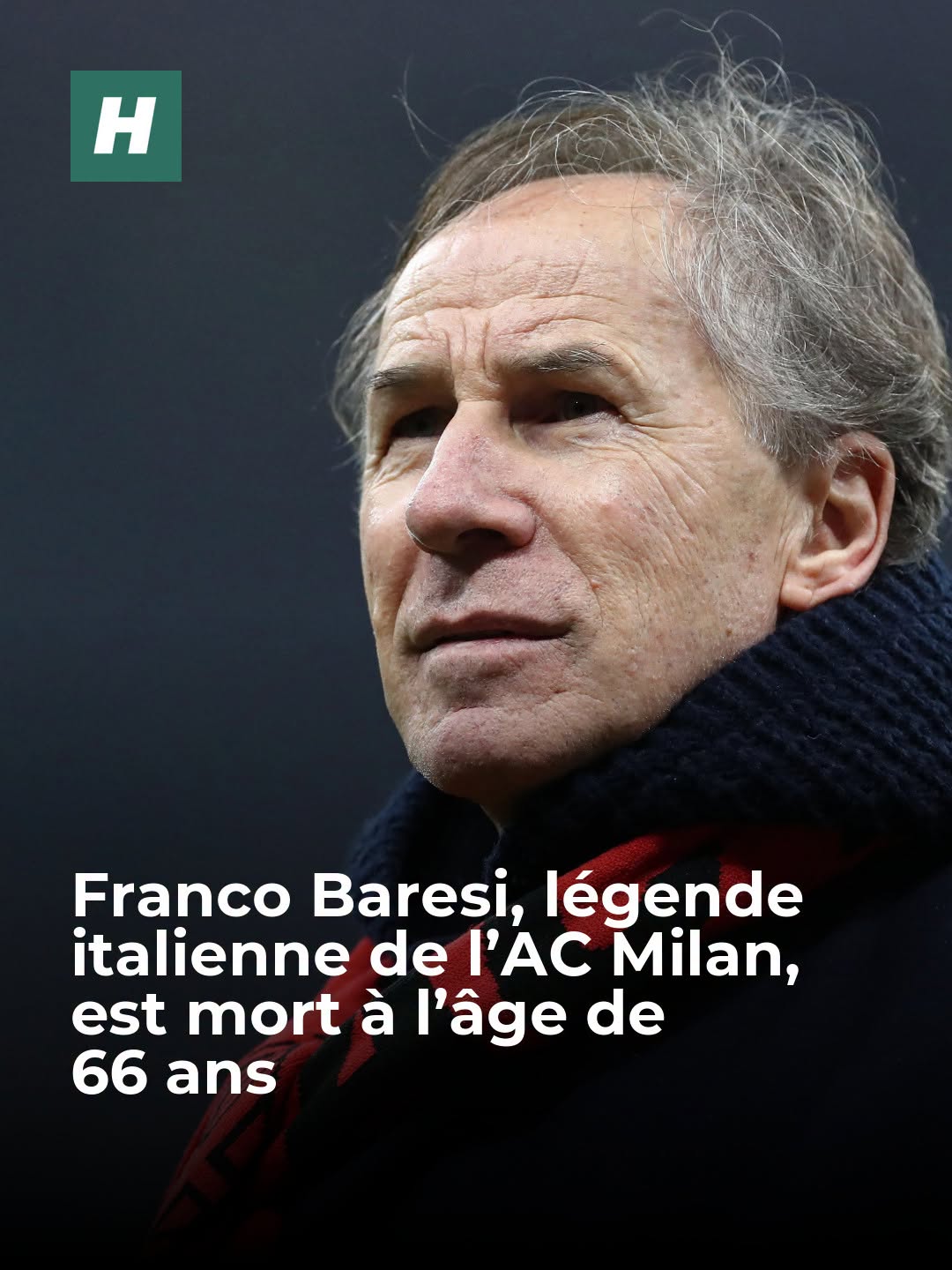 Franco Baresi était le capitaine emblématique du grand AC Milan des années 80 et 90 et une légende de la sélection italienne.