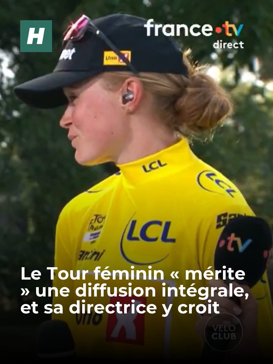 Malgré de très belles audiences, qui ne cessent de croître, seulement trois étapes sur neuf sont entièrement diffusées sur France 2. Mais Marion Rousse a de l’espoir pour la suite.