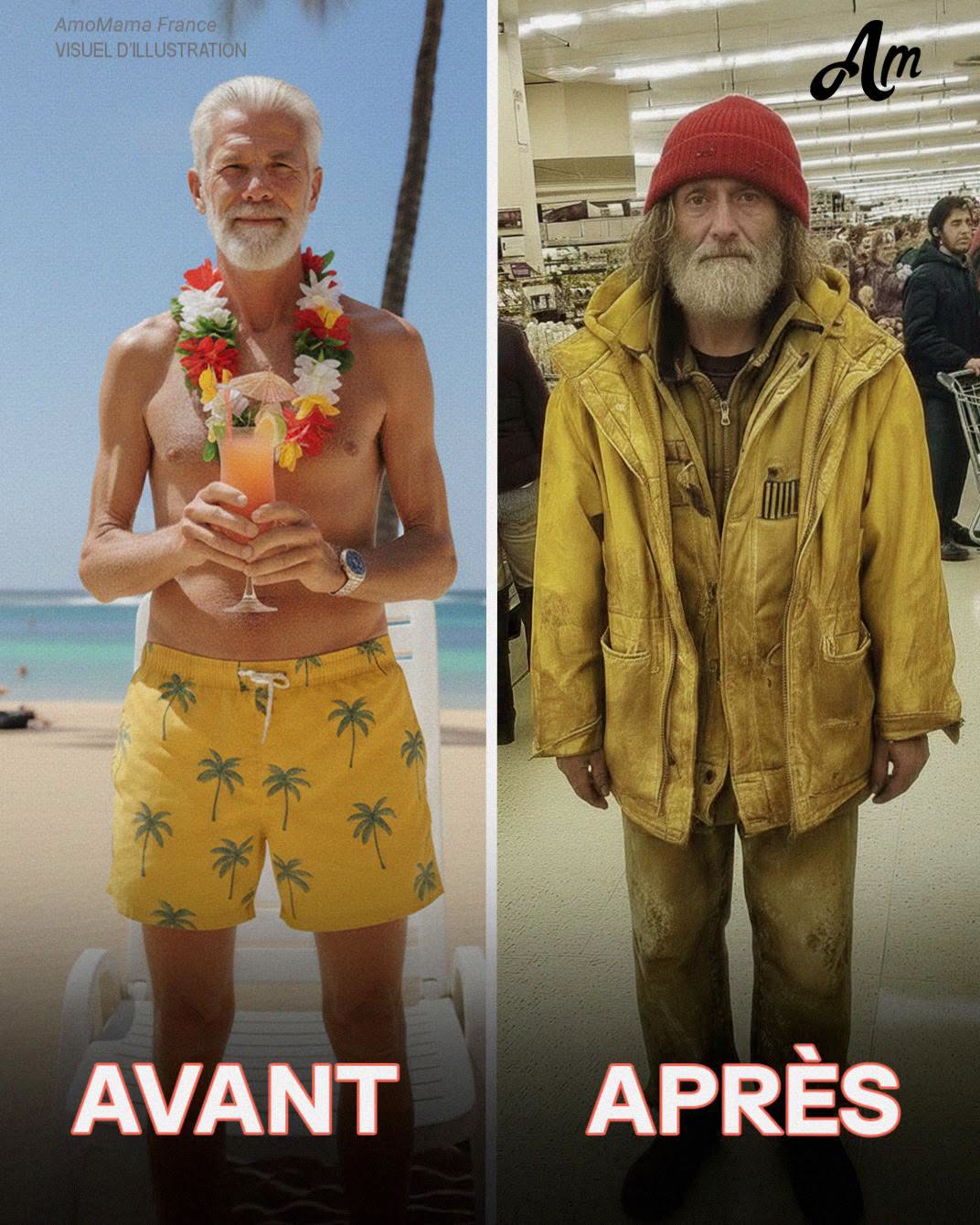 Je me suis déguisé en sans-abri et je me suis rendu dans un supermarché pour désigner mon héritier ; c’est alors que quelqu’un m’a SERRÉ LA MAIN très fort.  Je suis M. Hutchins (90 ans). Pendant 70 ans, j’ai bâti la plus grande chaîne de supermarchés du Texas — partant d’une petite épicerie d’angle miteuse de l’après-guerre pour en ouvrir des centaines réparties dans cinq États. L’argent. Le pouvoir. Des milliers d’employés. Pourtant, l’argent ne réchauffe pas le lit.  Ma fem… En voir plus