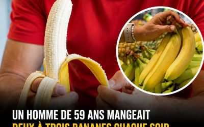 Manger 2 à 3 bananes chaque soir a transformé le corps de cet homme de 59 ans de façon totalement inattendue