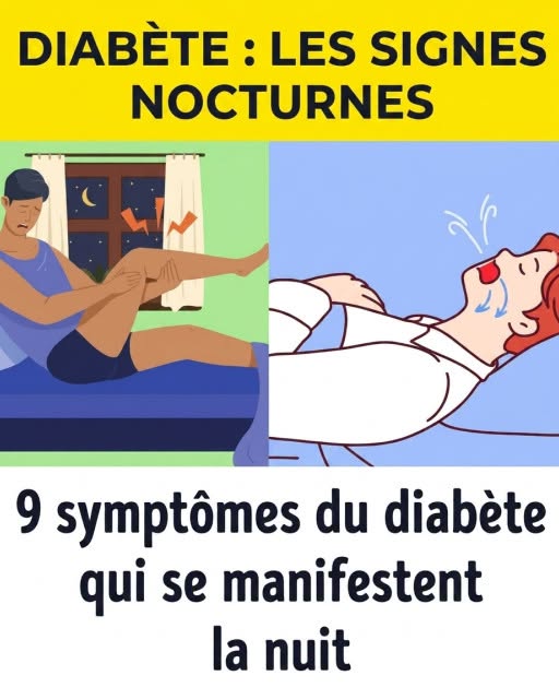 9 signes du diabète qui apparaissent la nuit.  Détails dans le premier commentaire