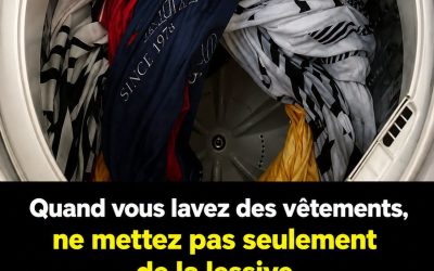 Avec seulement cette petite astuce, vos vêtements seront d'une propreté éclatante