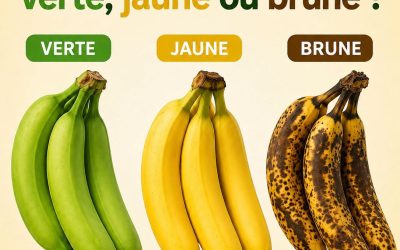 Verte, jaune ou marron… Quelle banane est réellement la plus saine ?  Découvrez la réponse en commentaire 👇