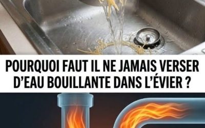 Évier sous haute tension : l’eau bouillante, cette habitude qui ruine vos canalisations