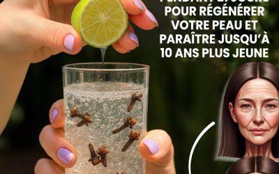 Boisson au collagène clou de girofle et citron : une peau éclatante et sans rides