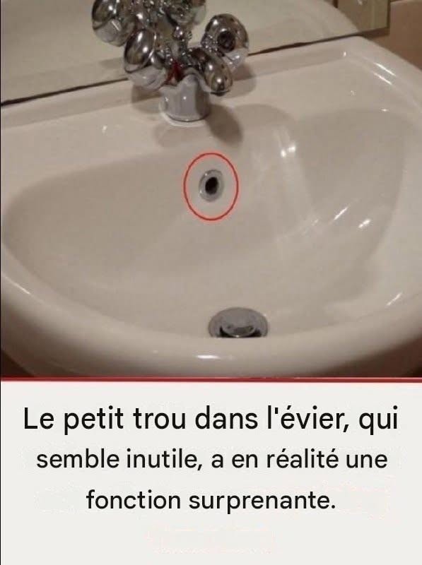 La petite ouverture sous le robinet : un détail de conception subtil qui protège votre maison au quotidien.