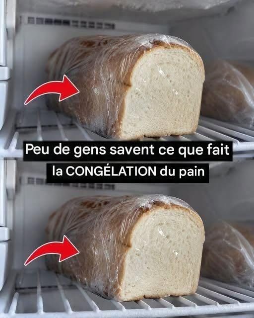 Peu de gens savent à quoi sert la congélation du pain 🤯