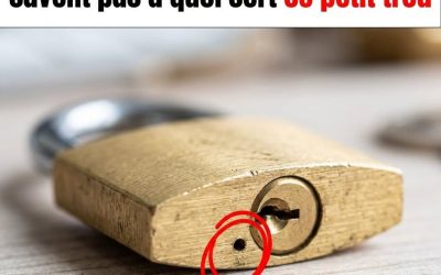 Ce petit orifice au bas de votre cadenas n’a rien d’anodin : voici pourquoi il est indispensable