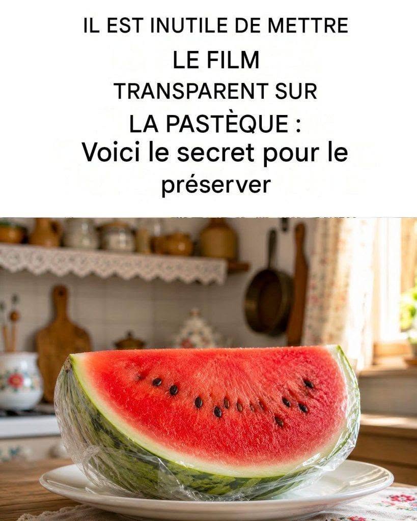 Voici comment conserver la pastèque : le saviez-vous ?