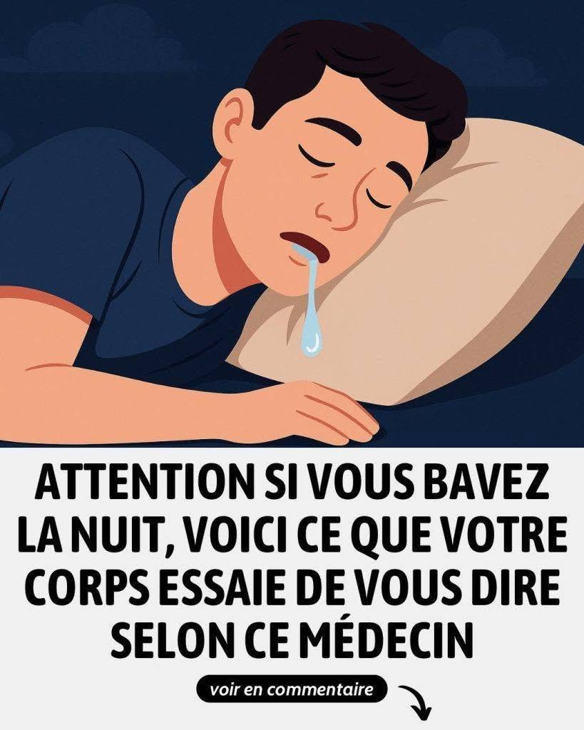 Attention si vous bavez la nuit, voici ce que votre corps essaie de vous dire
